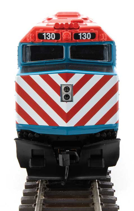 Walthers 910-19474 HO Scale EMD F40PH Metra 130 with DCC & Sound