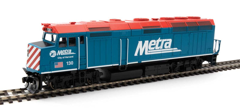 Walthers 910-19474 HO Scale EMD F40PH Metra 130 with DCC & Sound