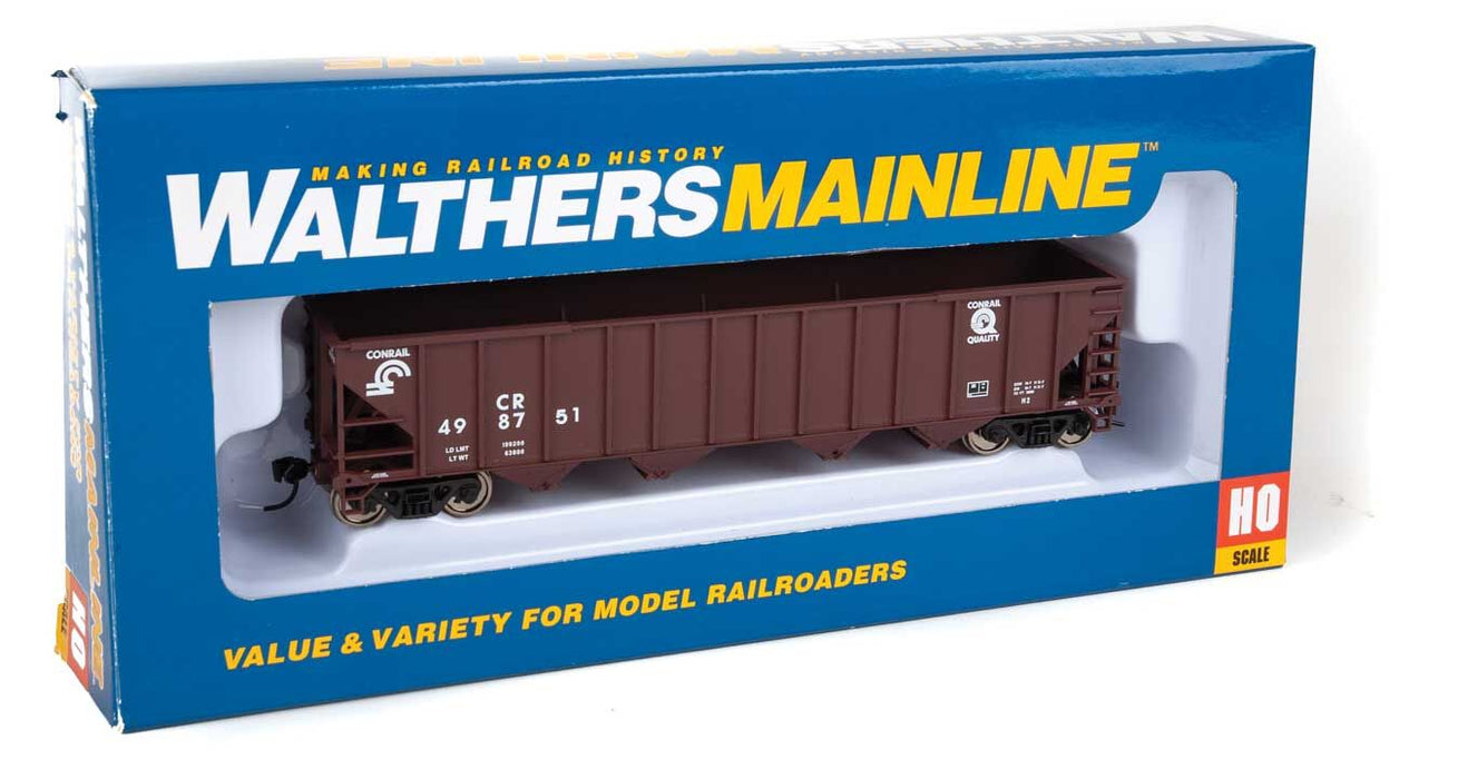 Walthers 910-1984 HO Scale 4 Bay 100 Ton Hopper Conrail CR 498751
