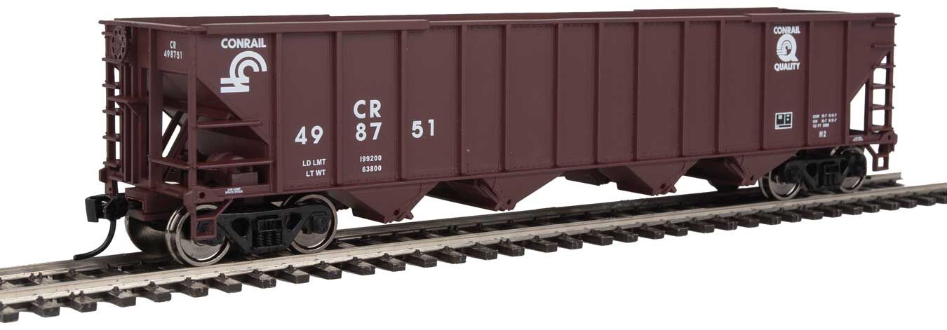 Walthers 910-1984 HO Scale 4 Bay 100 Ton Hopper Conrail CR 498751