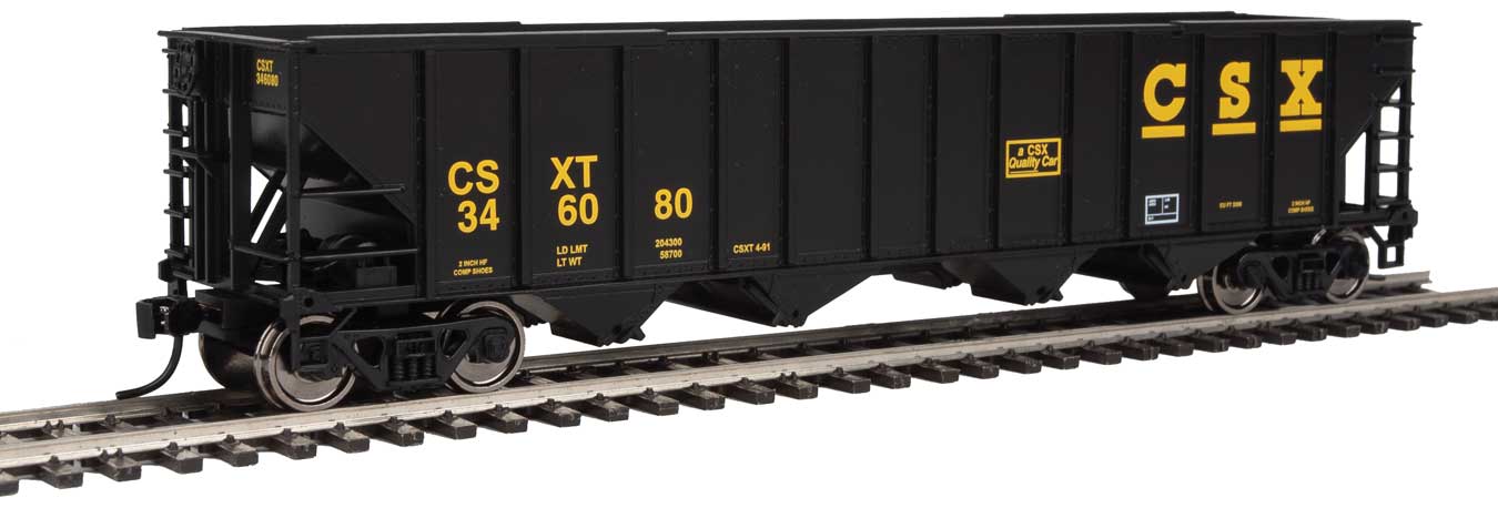 Walthers 910-1990 HO Scale 4 Bay 100 Ton Hopper CSX 346080