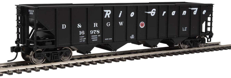 Walthers 910-1991 HO Scale 4 Bay 100 Ton Hopper Rio Grande D&RGW 16978