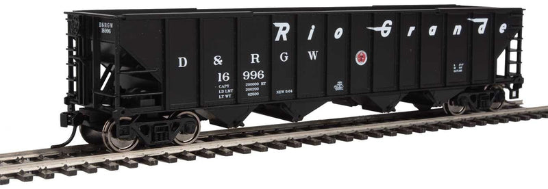 Walthers 910-1994 HO Scale 4 Bay 100 Ton Hopper Rio Grande D&RGW 16996