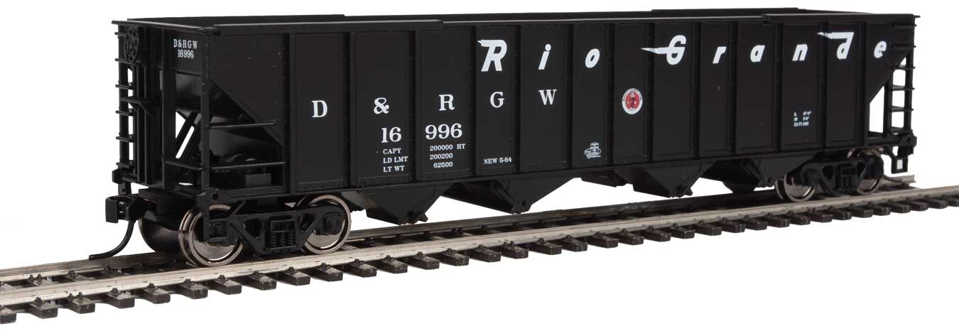 Walthers 910-1994 HO Scale 4 Bay 100 Ton Hopper Rio Grande D&RGW 16996