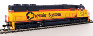 Walthers 910-20364 HO EMD SD50 Diesel Chessie System C&O 8570 DCC and LokSound