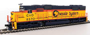 Walthers 910-20364 HO EMD SD50 Diesel Chessie System C&O 8570 DCC and LokSound