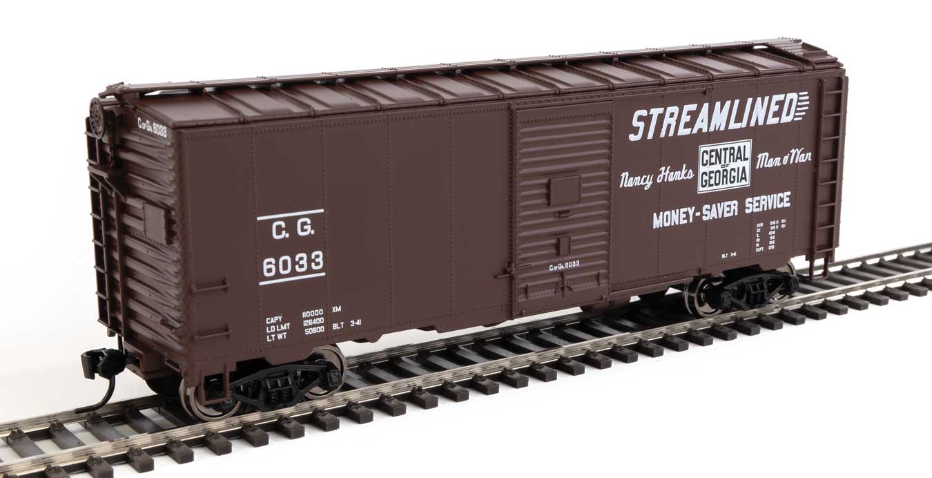 Walthers 910-2730 HO 40' AAR 1937 Boxcar Central of Georgia CG 6033