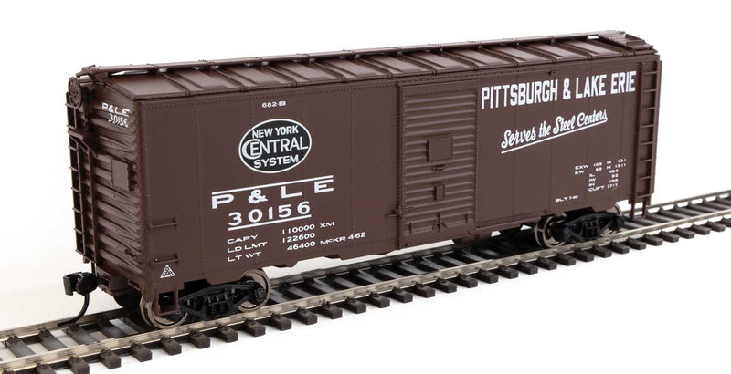 Walthers 910-2735 HO 40' AAR 1937 Boxcar NYC/P&LE 30156