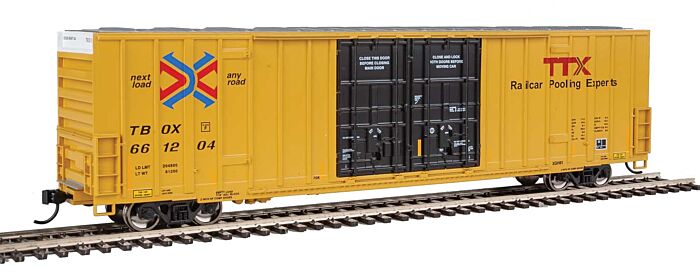 Walthers 910-2970 HO Scale 60' High Cube Plate F Boxcar TTX TBOX 661204