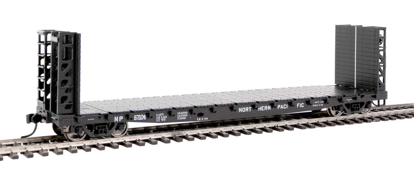 Walthers 910-5910 HO GSC Bulkhead Flatcar Northern Pacific NP 67104