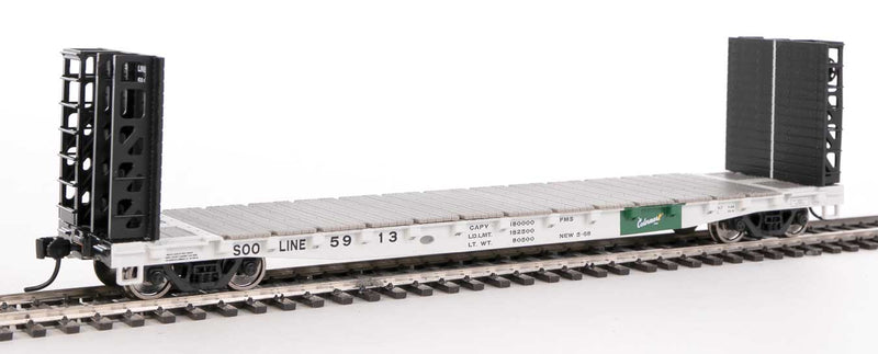 Walthers 910-5913 HO GSC Bulkhead Flatcar SOO Line 5913