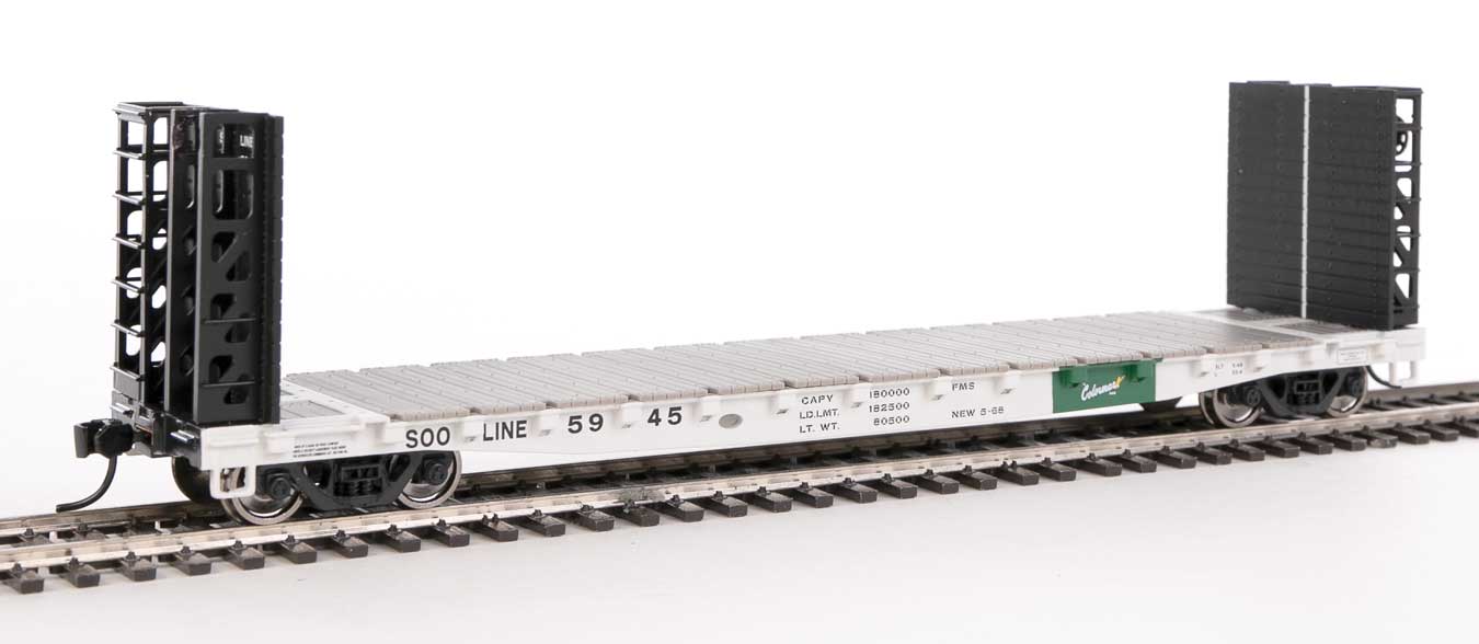 Walthers 910-5915 HO GSC Bulkhead Flatcar SOO Line 5945