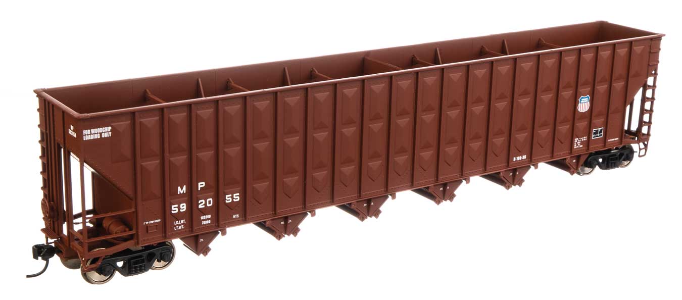 Walthers Mainline 910-6789 HO Scale Greenville 7,000 Cu Ft Woodchip Hopper Union Pacific MP 592178