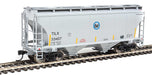 Walthers 910-7551 HO 39' Trinity 3281 2-Bay Covered Hopper txi TILX 33407