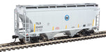 Walthers 910-7552 HO 39' Trinity 3281 2-Bay Covered Hopper txi TILX 33433