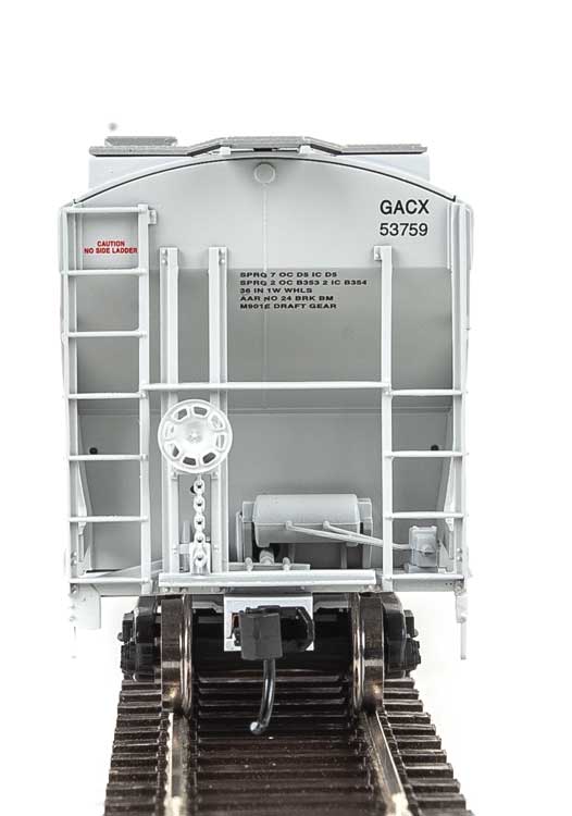 Walthers 910-7554 HO 39' Trinity 3281 2-Bay Covered Hopper GATX/GACX 53759