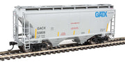 Walthers 910-7555 HO 39' Trinity 3281 2-Bay Covered Hopper GATX/GACX 53808