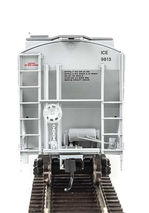 Walthers 910-7558 HO 39' Trinity 3281 2-Bay Covered Hopper Iowa, Chicago & Eastern (GATX) ICE 9813