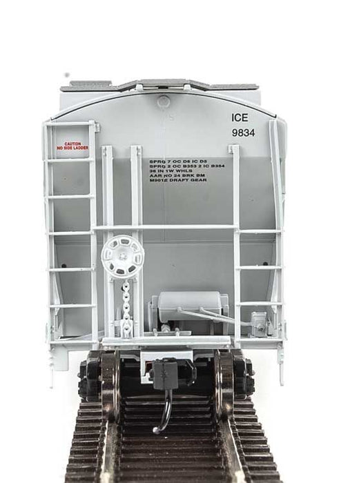Walthers 910-7559 HO 39' Trinity 3281 2-Bay Covered Hopper Iowa, Chicago & Eastern (GATX) ICE 9834