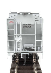 Walthers 910-7560 HO 39' Trinity 3281 2-Bay Covered Hopper Iowa, Chicago & Eastern (GATX) ICE 9844