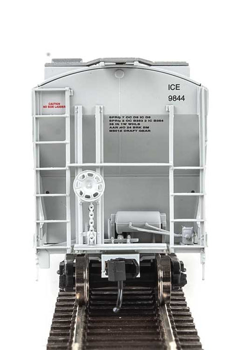 Walthers 910-7560 HO 39' Trinity 3281 2-Bay Covered Hopper Iowa, Chicago & Eastern (GATX) ICE 9844