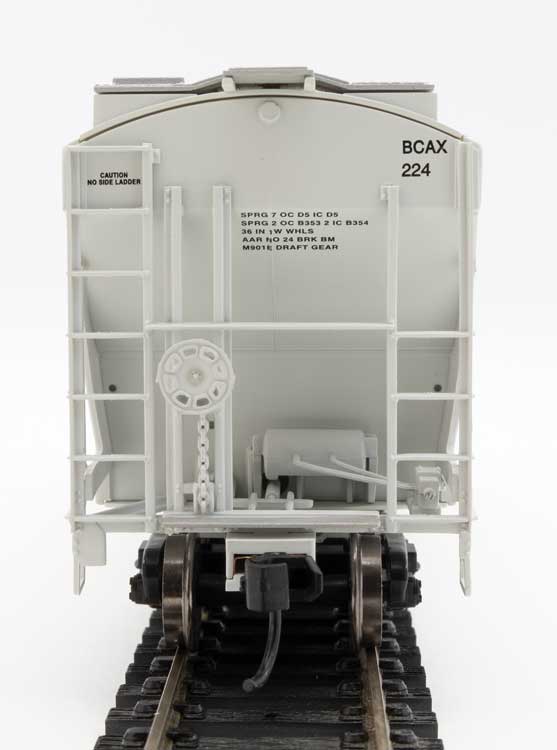 Walthers 910-7565 HO 39' Trinity 3281 2 Bay Covered Hopper Blue Circle Cement BCAX 224