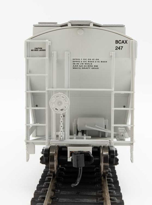 Walthers 910-7567 HO 39' Trinity 3281 2 Bay Covered Hopper Blue Circle Cement BCAX 247