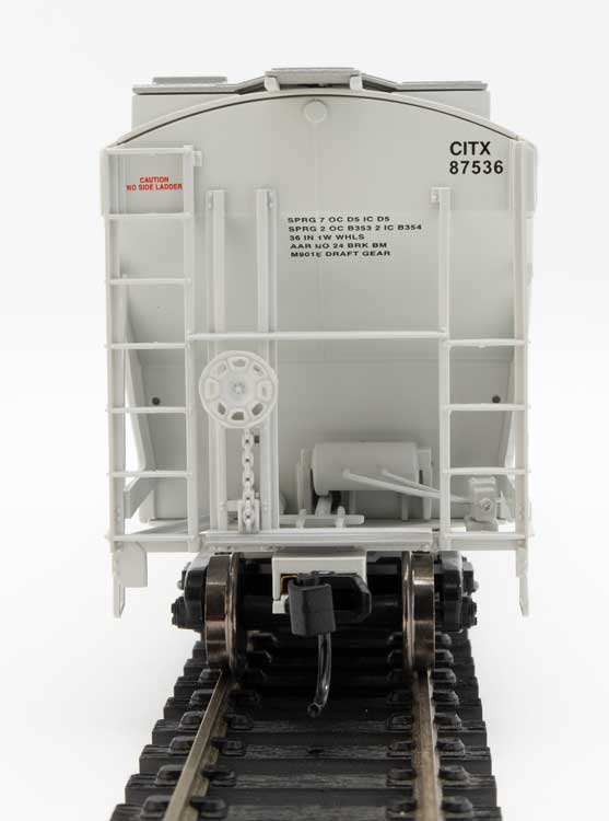 Walthers 910-7569 HO 39' Trinity 3281 2 Bay Covered Hopper CIT Group CITX 87536