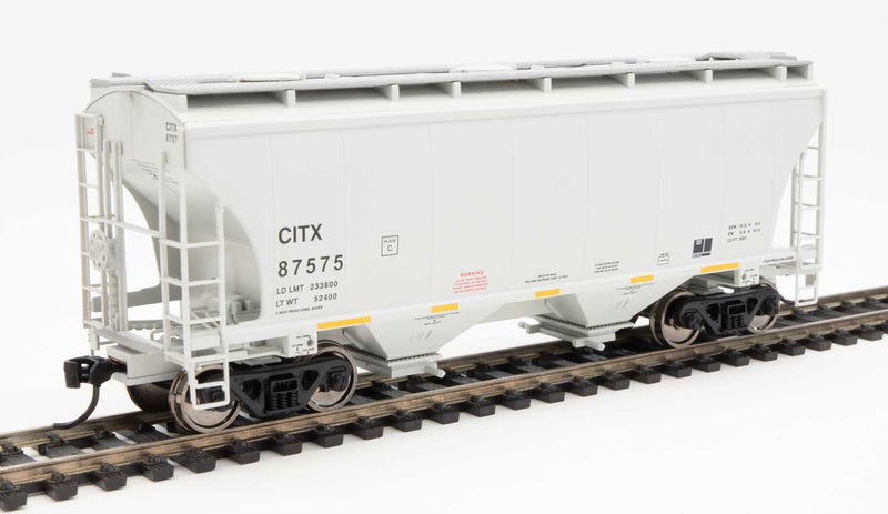 Walthers 910-7572 HO 39' Trinity 3281 2 Bay Covered Hopper CIT Group CITX 87575