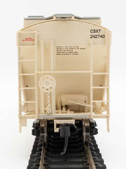 Walthers 910-7580 HO 39' Trinity 3281 2 Bay Covered Hopper Boxcar Logo CSXT 242740