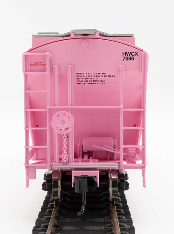 Walthers 910-7582 HO 39' Trinity 3281 2 Bay Covered Hopper Haliburton HWCX 7996