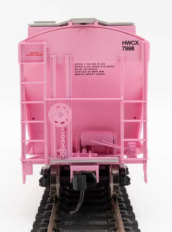 Walthers 910-7584 HO 39' Trinity 3281 2 Bay Covered Hopper Haliburton HWCX 7998