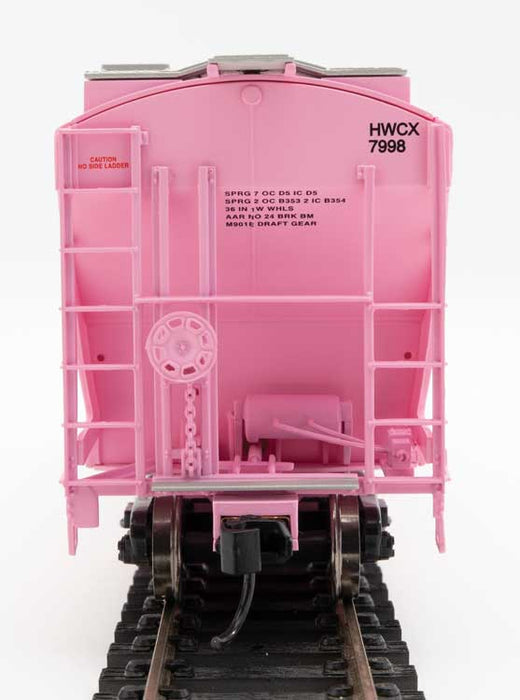 Walthers 910-7584 HO 39' Trinity 3281 2 Bay Covered Hopper Haliburton HWCX 7998