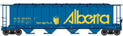 Walthers 910-7804 HO 59' Cylindrical Hopper Alberta ALPX 628174