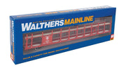 Walthers 910-8001 HO Scale Bi- Level Open Auto Carrier Santa Fe ATSF 88707