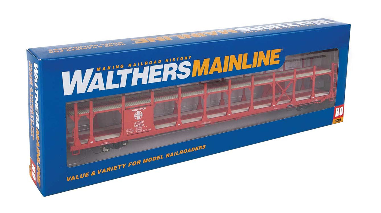 Walthers 910-8002 HO Scale Bi- Level Open Auto Carrier Santa Fe ATSF 88710