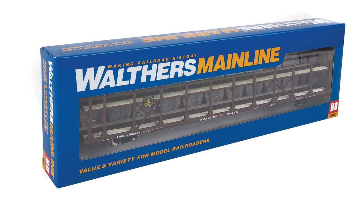 Walthers 910-8005 HO Scale Bi- Level Open Auto Carrier Baltimore & Ohio B&O 962924