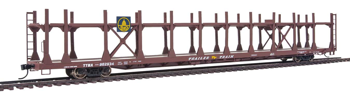 Walthers 910-8006 HO Scale Bi- Level Open Auto Carrier Baltimore & Ohio B&O 962934