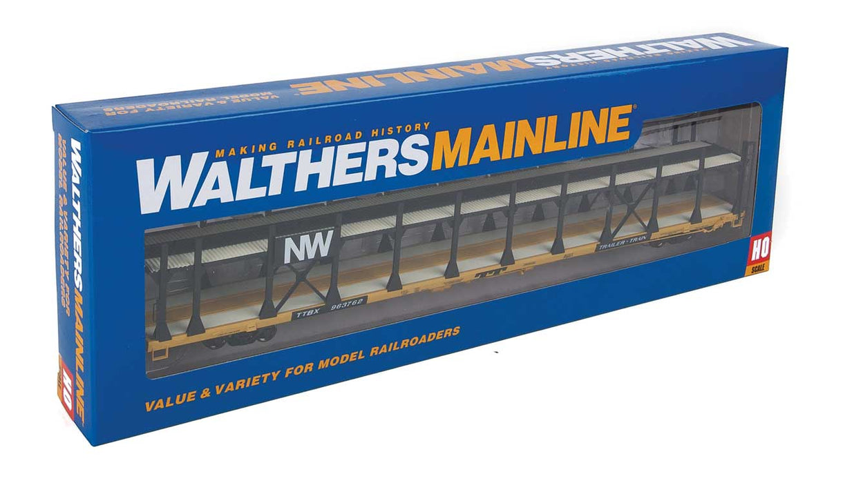 Walthers 910-8013 HO Scale Bi- Level Open Auto Carrier Norfolk & Western N&W TTBX 963762