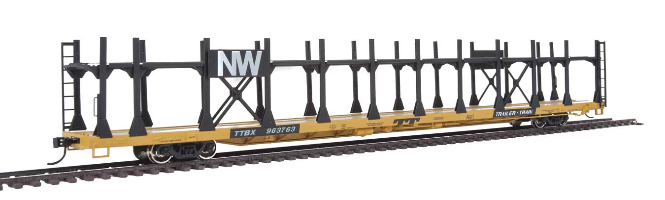 Walthers 910-8014 HO Scale Bi- Level Open Auto Carrier Norfolk & Western N&W TTBX 963763