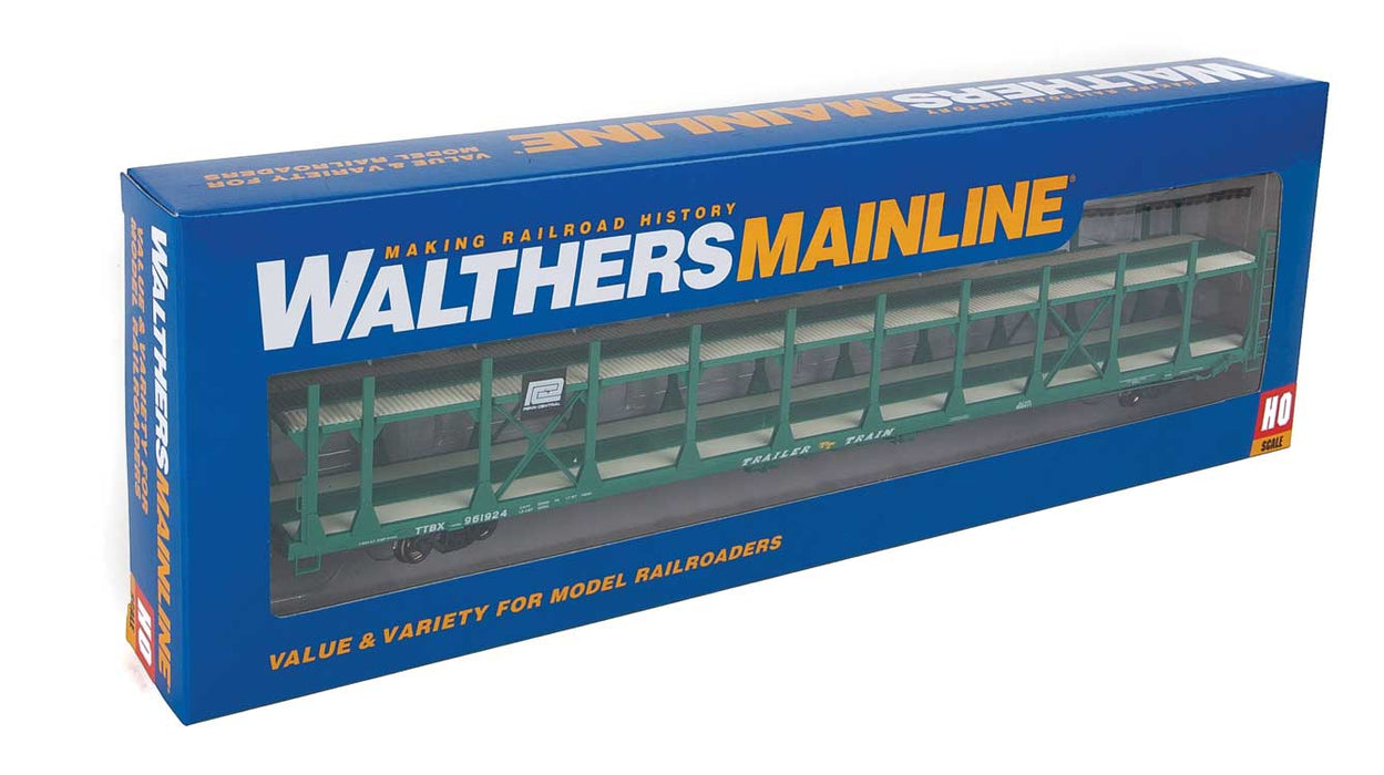 Walthers 910-8018 HO Scale Bi- Level Open Auto Carrier Penn Central PC 961924