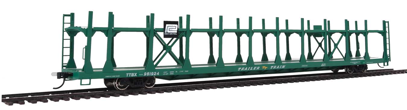 Walthers 910-8018 HO Scale Bi- Level Open Auto Carrier Penn Central PC 961924