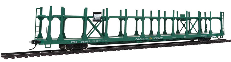 Walthers 910-8019 HO Scale Bi- Level Open Auto Carrier Penn Central PC 961930