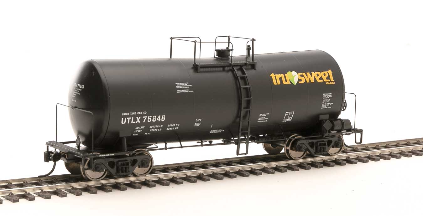 Walthers 920-100164 HO Scale 16,000 Gallon Funnel Flow Tank Car Tru Sweet UTLX 75848
