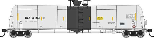 Walthers 920-100754 HO Scale 55' Trinity 30,145 Gal Tank Car Trinity "White" TILX 351157