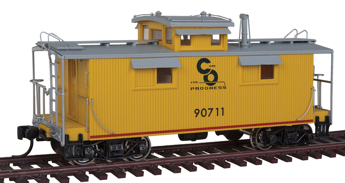 Walthers 920103157 HO Scale 25' C&O Wood Caboose Chesapeake & Ohio 90