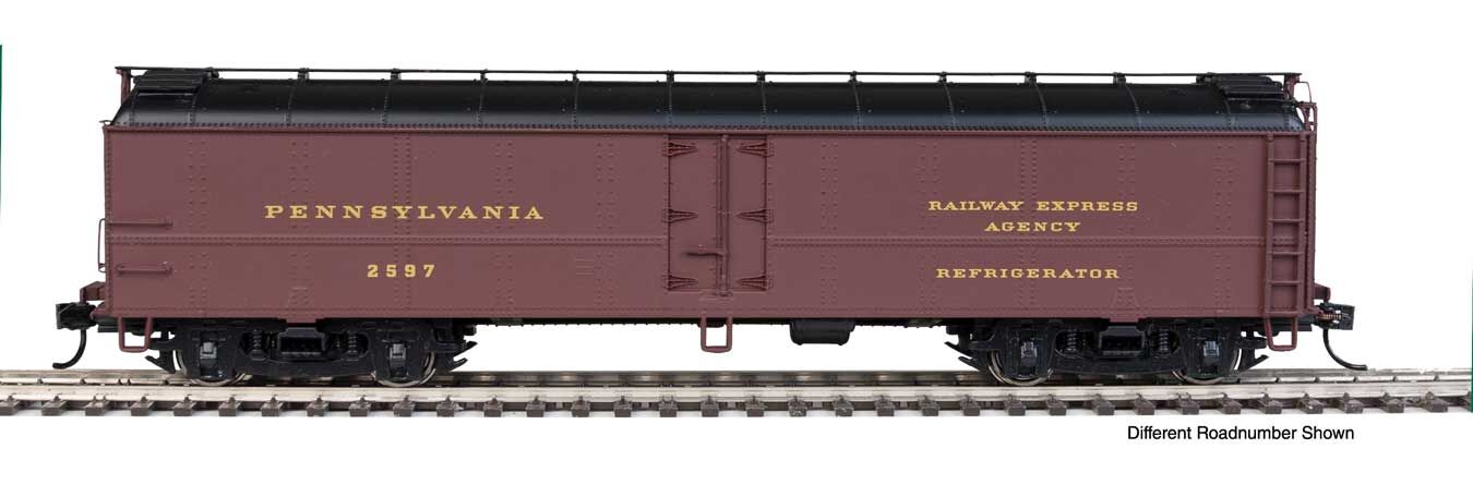 Walthers 920-17228 HO Scale Pennsylvania RR Class R50b Express Reefer (Tuscan/Keystone) PRR 2901