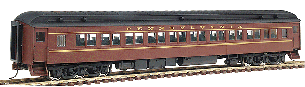 Walthers 932-10104 HO Scale Heavyweight Paired Window Coach Pennsylvania PRR - NOS