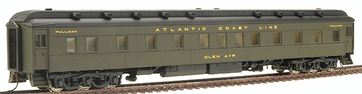 Walthers 932-10414 HO Scale Pullman Heavyweight 6-3 Sleeper Atlantic Coast Line ACL - NOS