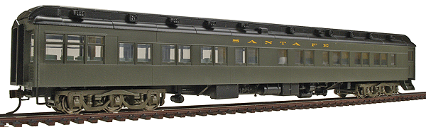 Walthers 932-10452 HO Scale PS Heavyweight Solarium Santa Fe ATSF - NOS